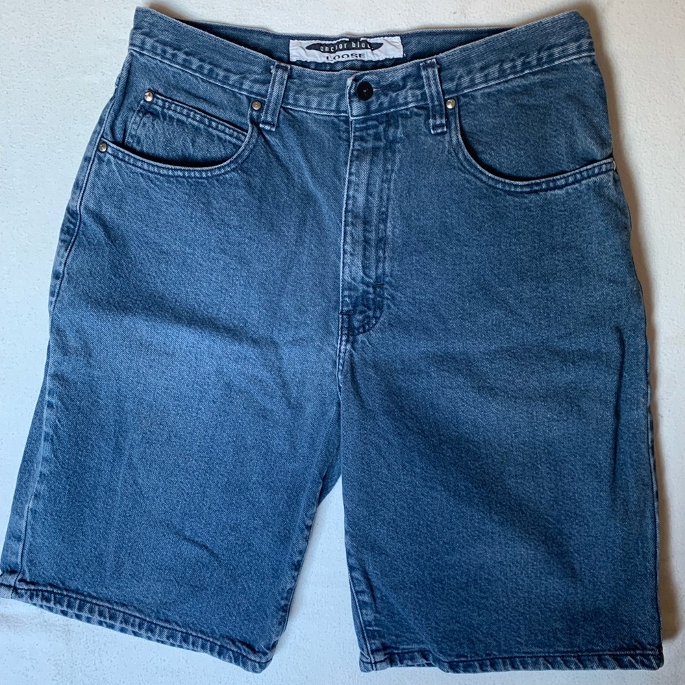 anchor blue Men's Classic Denim Jean Shorts - Blue Wash